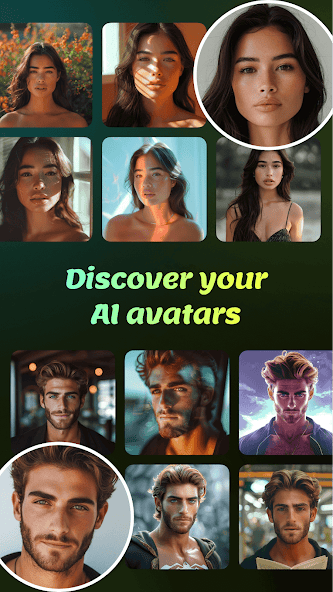 JoyTu AI avatar and yearbook style preview